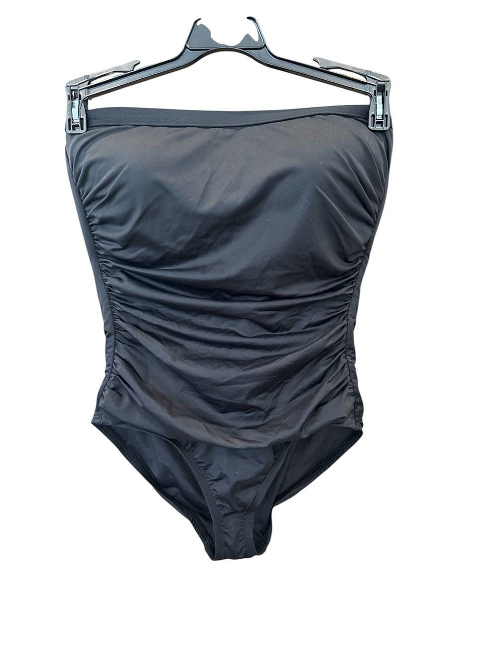 Tommy Bahama Pearl Shirred Bandeau One-Piece Swimsuit